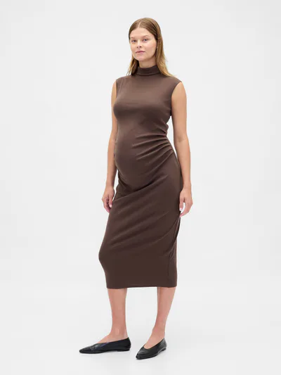 Gap Maternity Modern Mockneck Dress