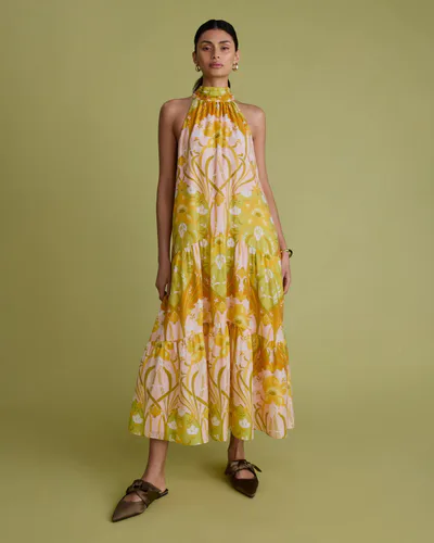 For The Creators Halter Printed Dress