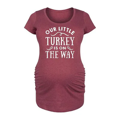 Kohl's Maternity Our Little Turkey Is On The Way Graphic Tee