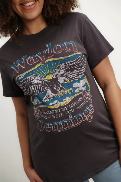 NOM Maternity The Groove Tee Waylon Jennings