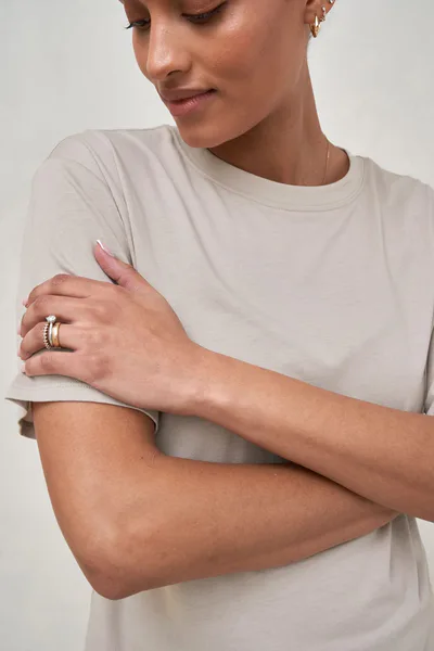Bae the Label Into It Crew Tee - Stone