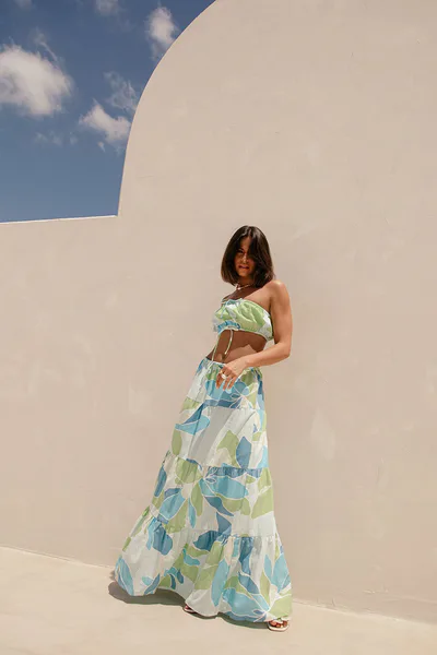 SABO Aviva Skirt - Magnolia Blue