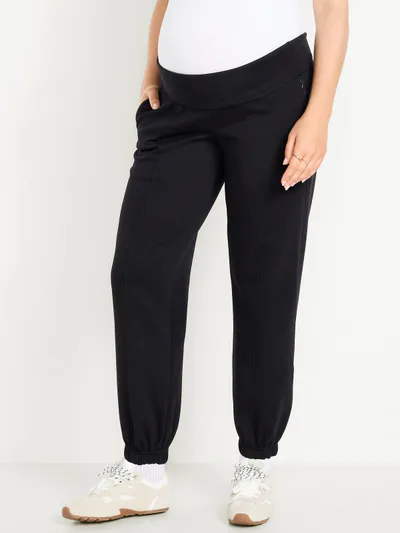 Old Navy Maternity Dynamic Fleece Rollover Waist Joggers