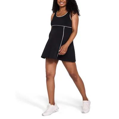Target Women's Sleeveless Active Maternity Dress with Shorts - Black & White - Size: Medium - Motherhood Maternity