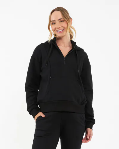 Ripe Maternity Nicky Nursing Hoodie  Black