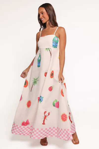 Petal & Pup Brea Maxi Dress - Tutti Fruitti