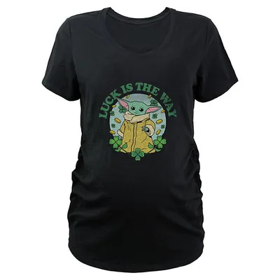 Kohl's Maternity Star Wars The Mandalorian The Child Luck Is The Way Graphic Tee