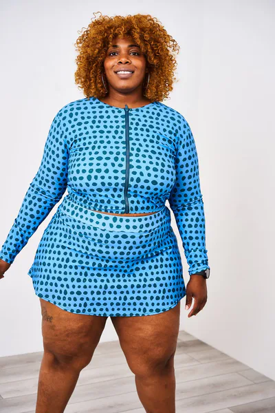 Latched Mama Latched Mama Long Sleeve Swim Zip Nursing Cover Up - Final Sale