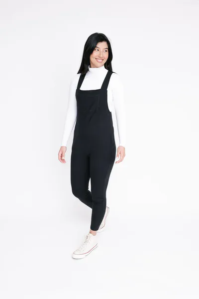 Smash + Tess Romperalls in Midnight Black