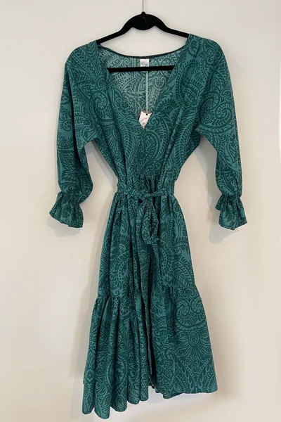 For The Creators Made by SJP Midi Long Sleeve Smock Dress