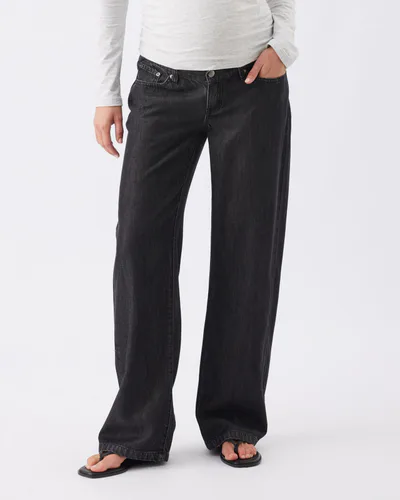Ripe Maternity Billie Elastic Waist Jean Black