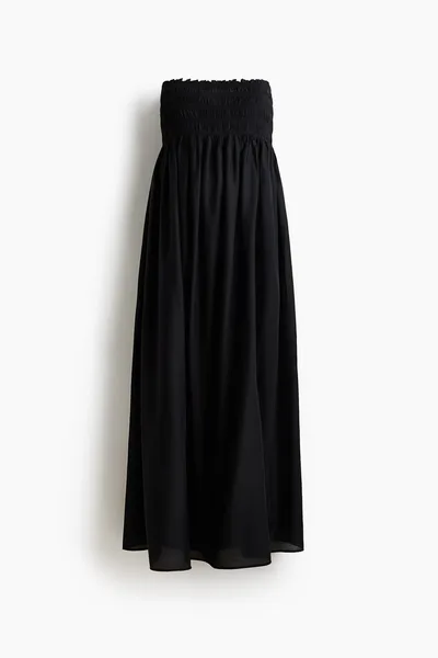 H&M MAMA Smocked Bandeau Dress