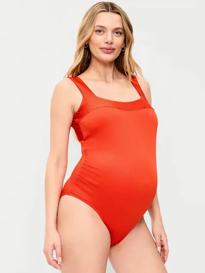 Old Navy Maternity Structured One-Piece Swimsuit