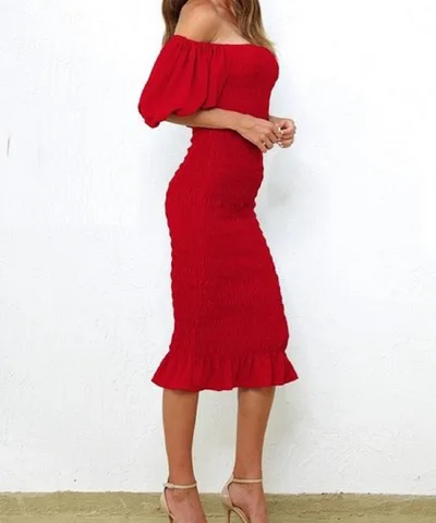 Bump City The Vivenne Dress (Siren Red)