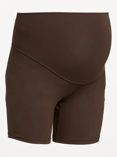 Old Navy Maternity Full-Panel StudioSmooth Biker Shorts -- 6-inch inseam