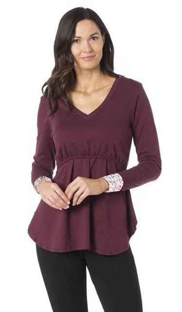 Special Addition CLEARANCE!  Soiree Maternity & Nursing Top by Majamas