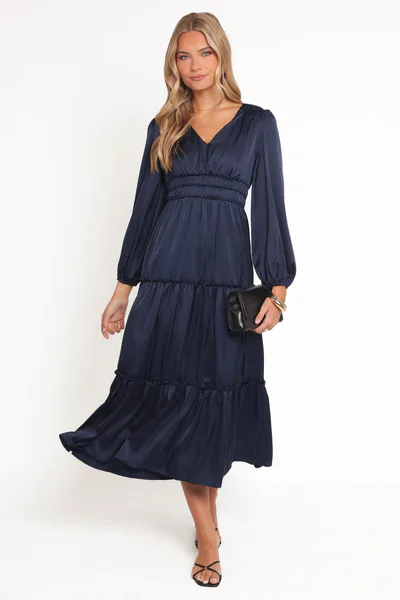 Petal & Pup Rowen Long Sleeve Maxi Dress