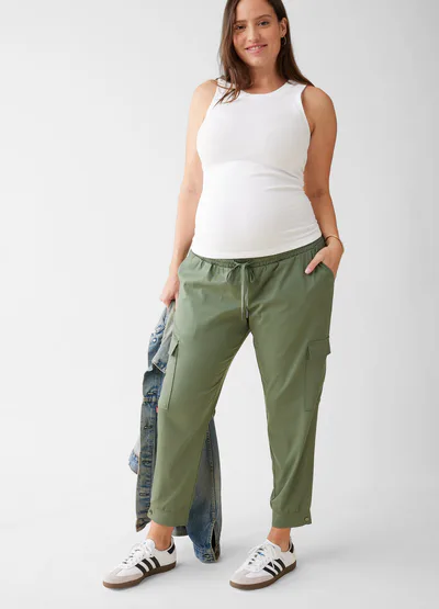 Ingrid & Isabel Cargo Maternity Jogger Pant