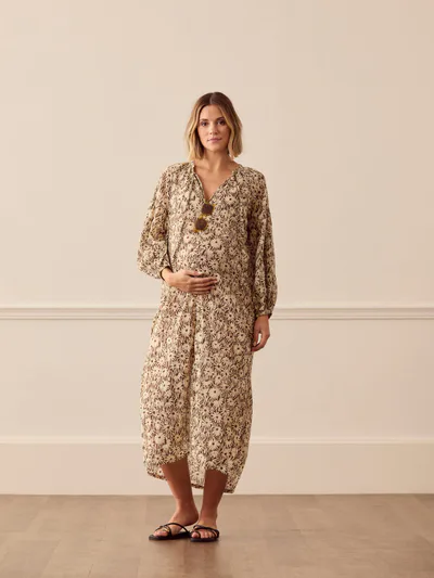 For The Creators Blouson Sleeve Kaftan