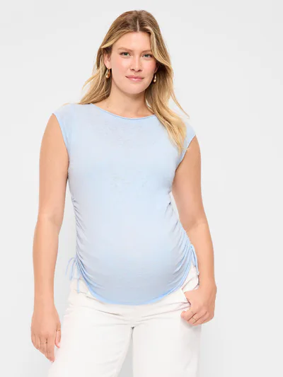 Old Navy Maternity Side-Cinch Jersey Top