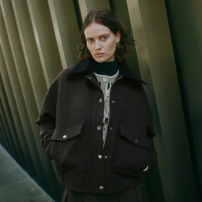 For The Creators Removable Collar Flannel Jacket