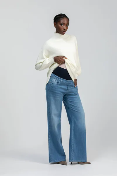 For The Creators Wide Leg Maternity Jeans