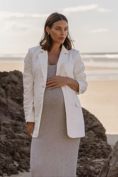 Legoe Heritage Resort Dress (Grey Marle) - FINAL SALE