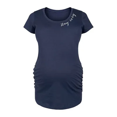 Kohl's Maternity Stay Cozy Graphic Tee