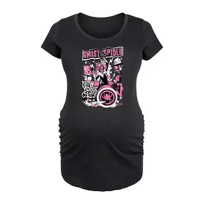 Kohl's Maternity Marvel Ghost Spider New York City Punk Band Graphic Tee