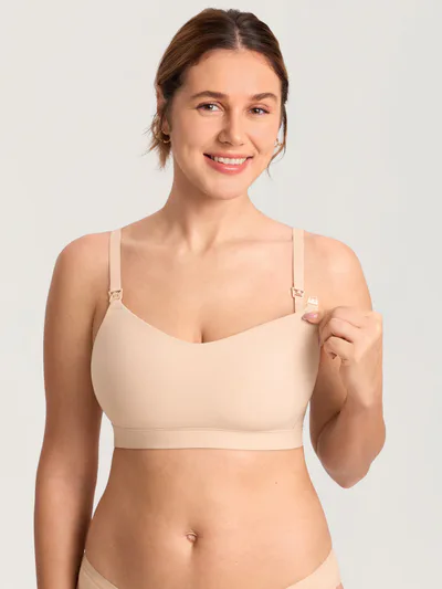 Momanda Inbarely® Plus Seamless Molded Nursing Bra