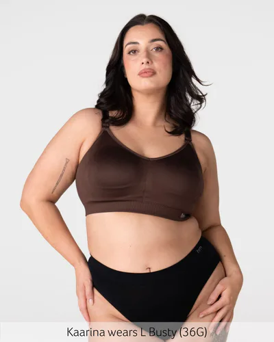 Hotmilk Lingerie My Everyday FlexFit Nursing Bra - Chocolate Busty