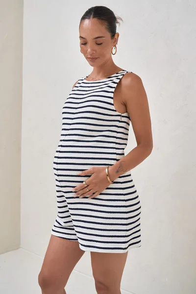 Bae the Label Kindred Nursing Playsuit - Stripe*