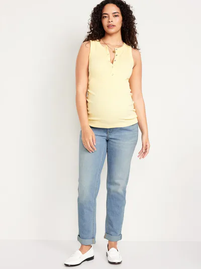Old Navy Maternity Full-Panel Wow Boyfriend Jeans