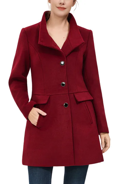 Kimi + Kai Kimi + Kai Women's "Olivia" Wool Blend Walking Coat