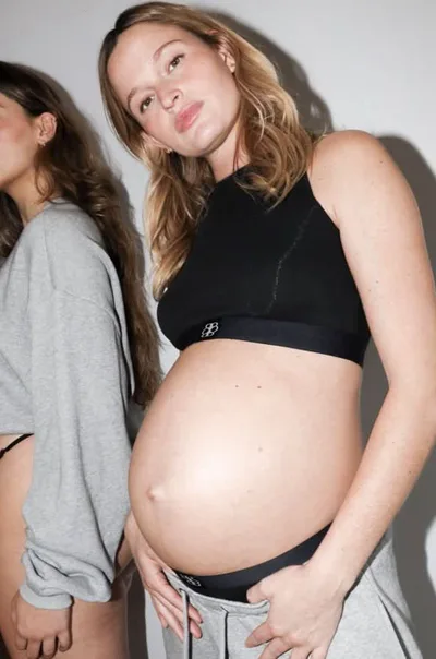 BUMPSUIT Cotton Rib Crop Top