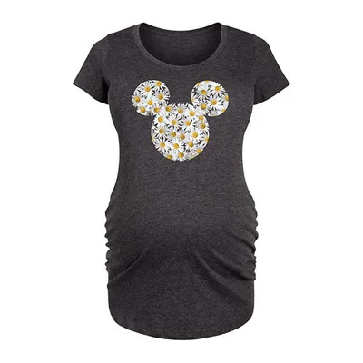 Kohl's Disney's Mickey Mouse Maternity Daisies Graphic Tee