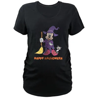Kohl's Disney's Minnie Mouse Witch Costume Happy Halloween Maternity Graphic Tee