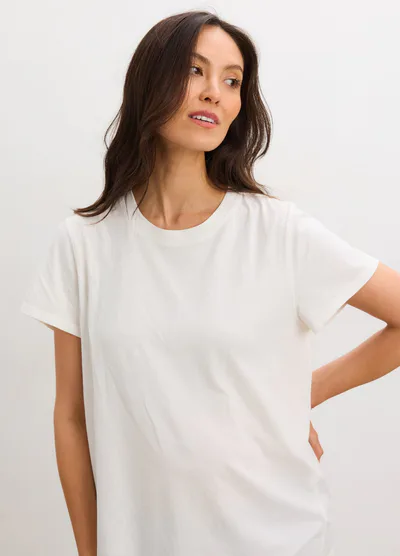 HATCH Washed Cotton Short Sleeve Crew Tshirt