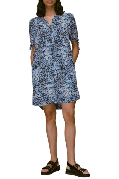 For The Creators Hyena Spot Button Up Dress