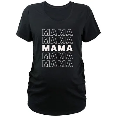 Kohl's Maternity Mama Stacked Word V-Neck Tee