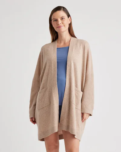Quince Mongolian Cashmere Maternity & Nursing Cocoon Cardigan