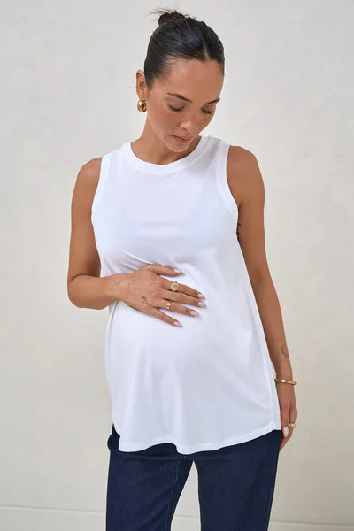 Bae the Label Into It Curved Hem Tank