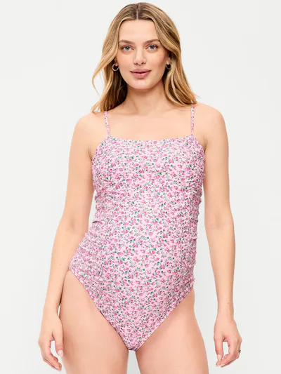 Old Navy Maternity Ruched One-Piece Swimsuit