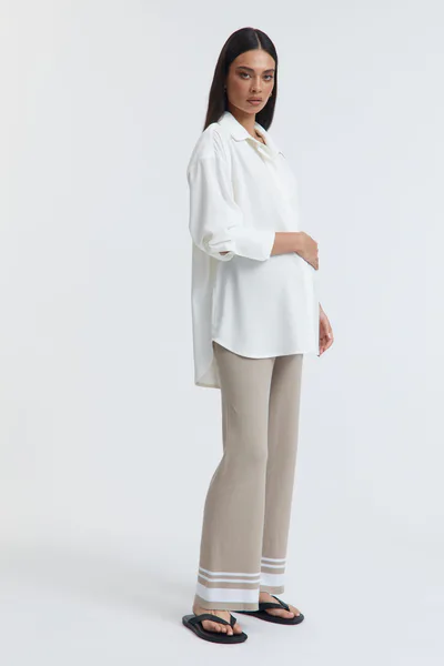 Legoe Heritage Post Card Pant (Pebble) - FINAL SALE