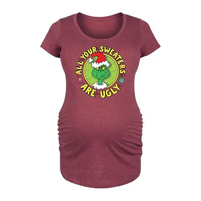 Kohl's Maternity Dr. Seuss Grinch All Your Sweaters Are Ugly Graphic Tee