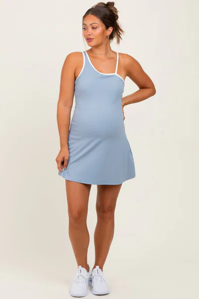 PinkBlush Sky Activewear Maternity Mini Dress