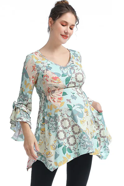 Kimi + Kai Kimi + Kai Maternity "Sue" Nursing A-Line Tunic