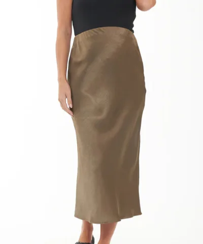Bump City The Lexie Satin Skirt