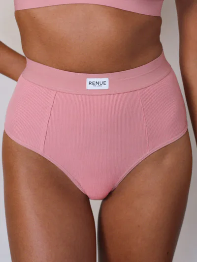 For The Creators High Rise Boy Brief in Dusty Pink