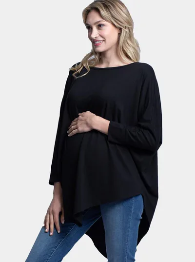 Angel Maternity Maternity Loose Fit Oversize Tee